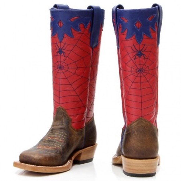 Spider man cowboy boots Clearance